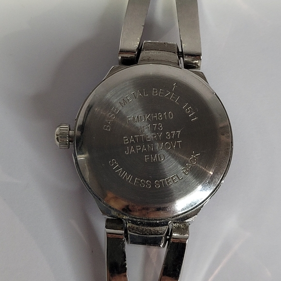 Silver and Blue Diamond Watch - Picture 5 of 7